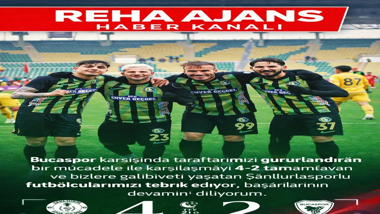 Şanlıurfaspor’dan Bucaspor Karşısında Gururlandıran Galibiyet